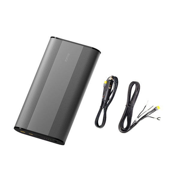 70mai external battery pack with power cables and adapter leads