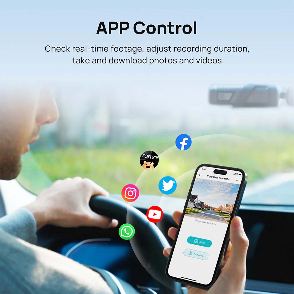 70mai M500 Dashcam Product vendor