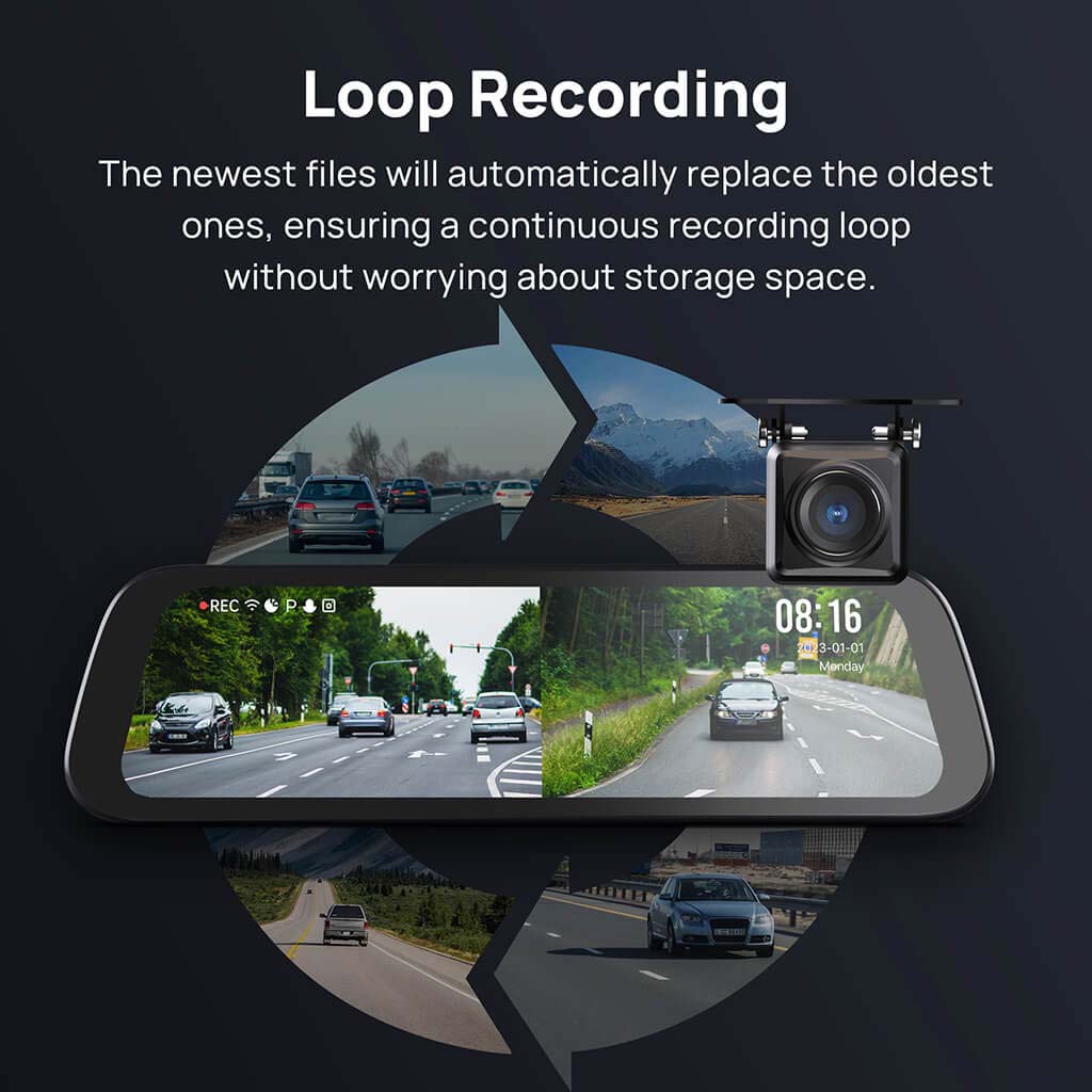 S500 3K Rearview Dashcam Product vendor