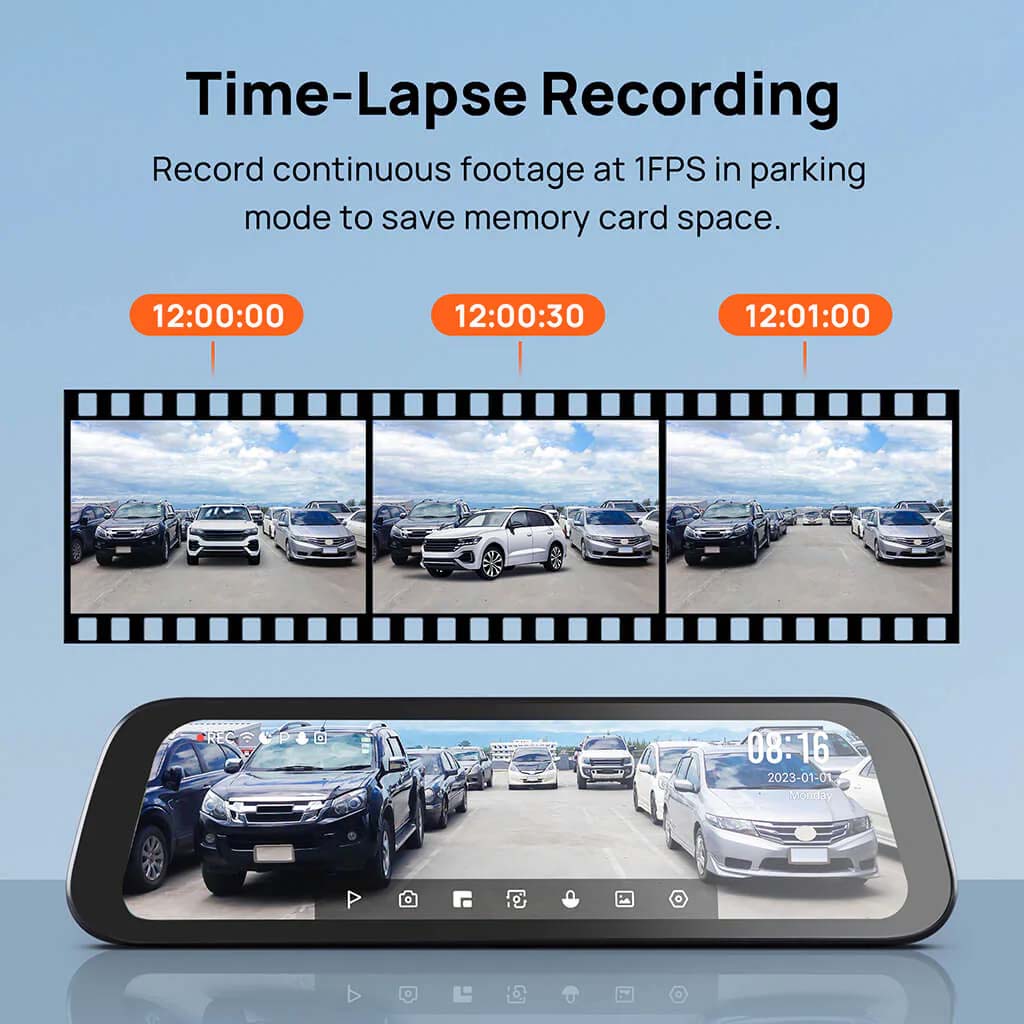 S500 3K Rearview Dashcam Product vendor