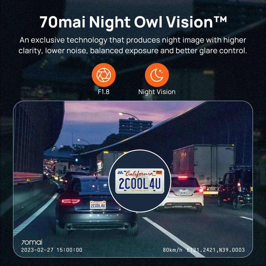 70mai A800s Dashcam Product vendor