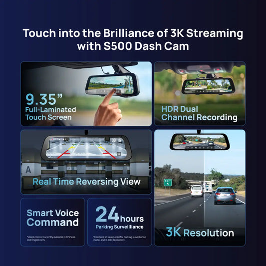 70mai S500 Rearview Dashcam 70mai