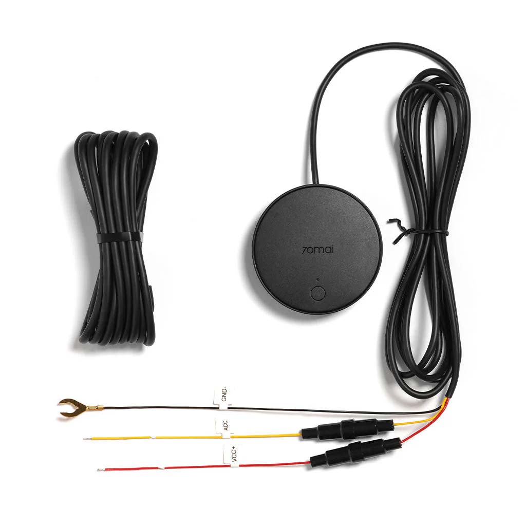 70mai Hardwire Kit UP04 Type-C: black power module and cable set