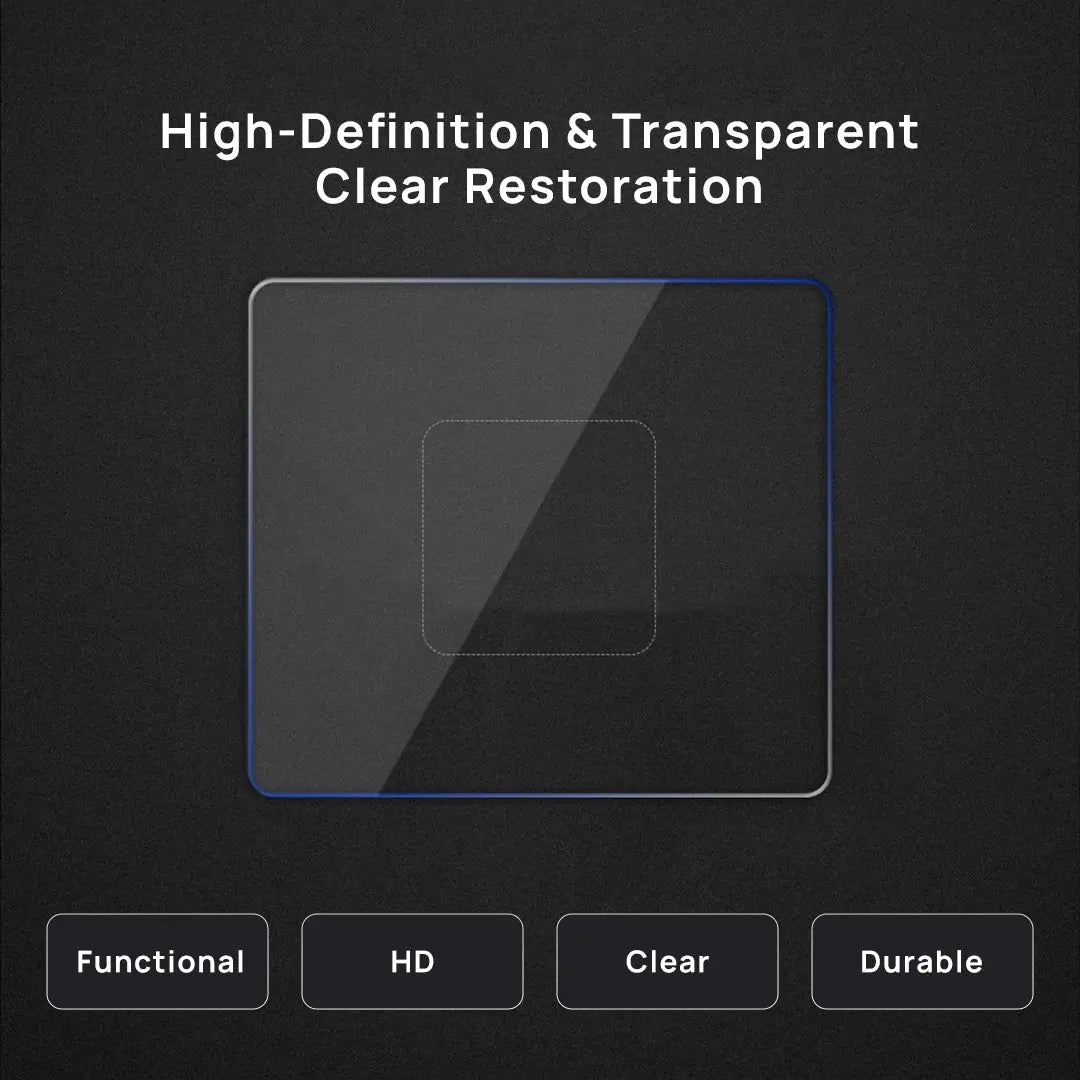 Transparent electrostatic heat-resistant sticker pad, clear and high-definition