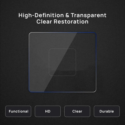 Transparent electrostatic heat-resistant sticker pad, clear and high-definition