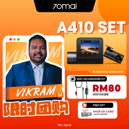 [Wabikong Exclusive] A410 2.5K Dashcam Product vendor