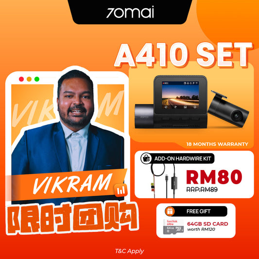 [Wabikong Exclusive] A410 2.5K Dashcam Product vendor