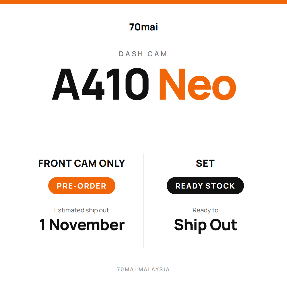 [2026 NEW] A410 Neo 2.5K Dashcam Product vendor