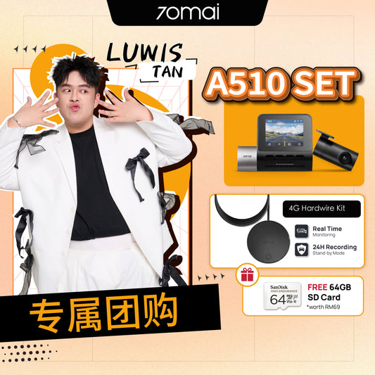 Luwis Group Buy A510 2.7K HDR Dashcam 4G Product vendor