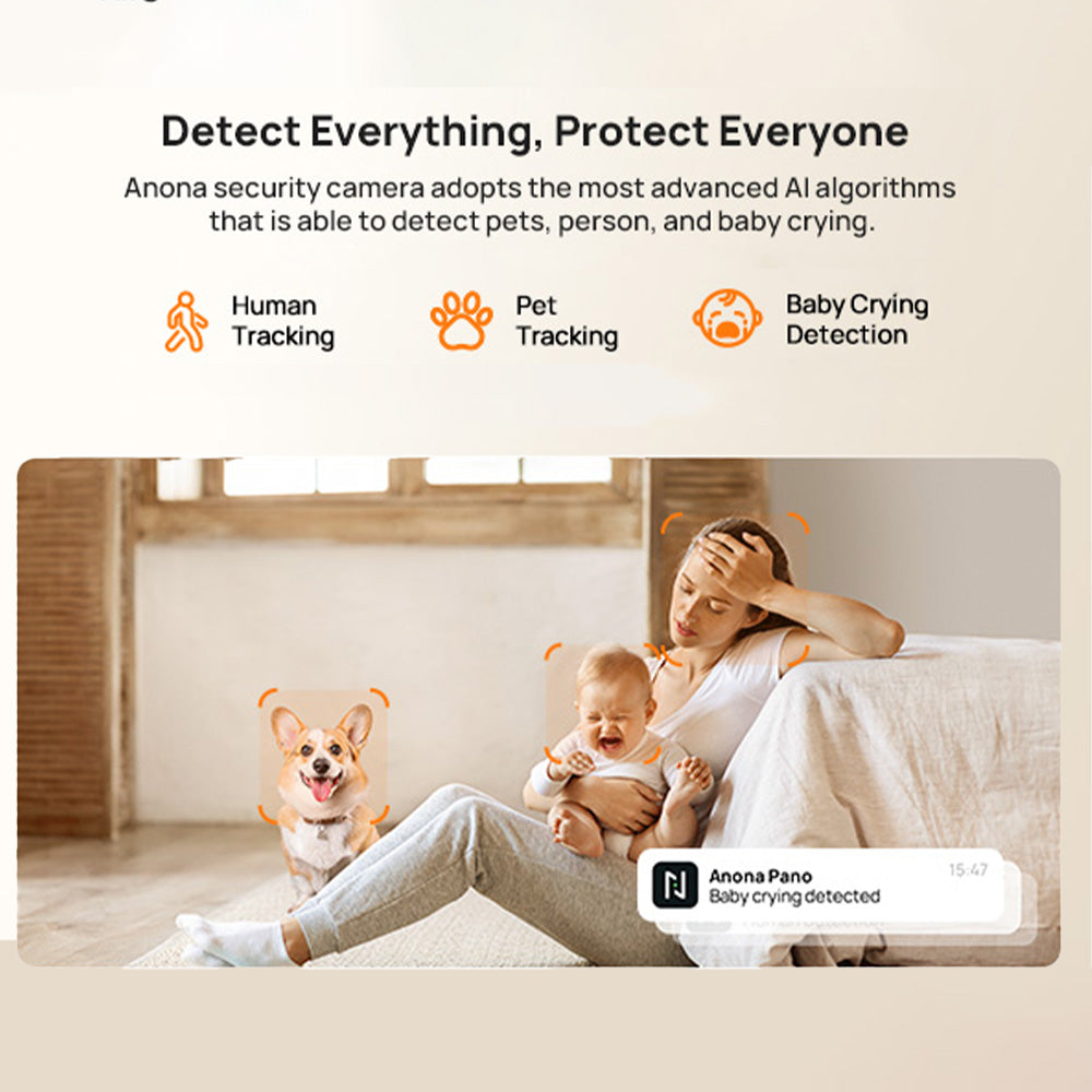 70mai ANONA PANO 4K Indoor CCTV HM1010 Security Camera | App Control | AI Motion Detection Product vendor