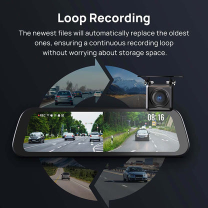 S500 3K Rearview Dashcam Product vendor