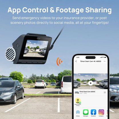 70mai A800s Dashcam Product vendor