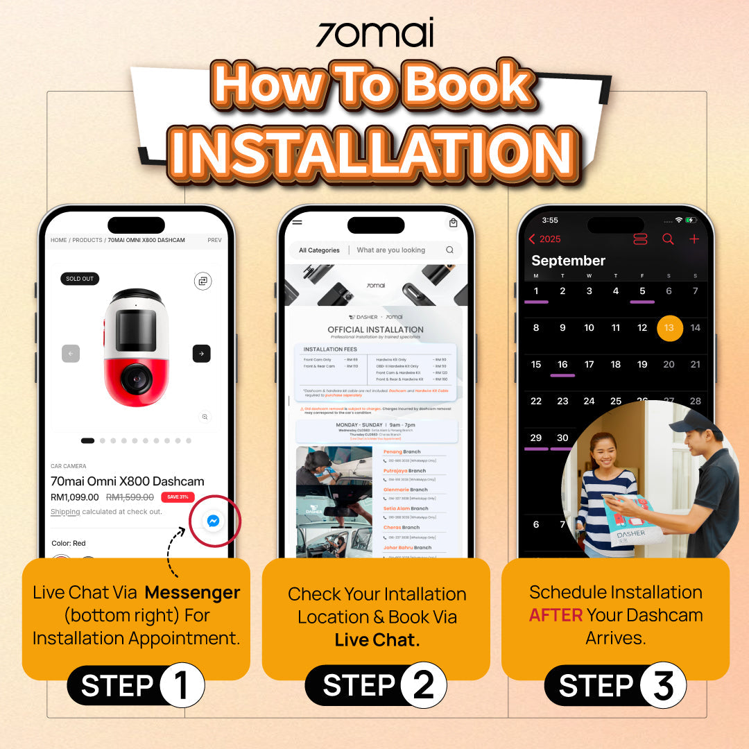 [ChangYong Group Buy] Omni X800 4K Dashcam 4G (Copy) Product vendor