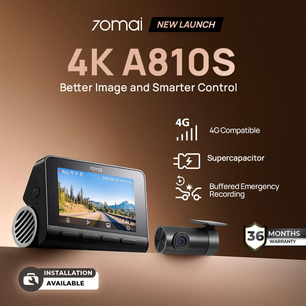 A810S 4K Dashcam 4G Product vendor