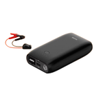 70mai Jump Starter PS07, black body with red/black battery clamp cables and ports