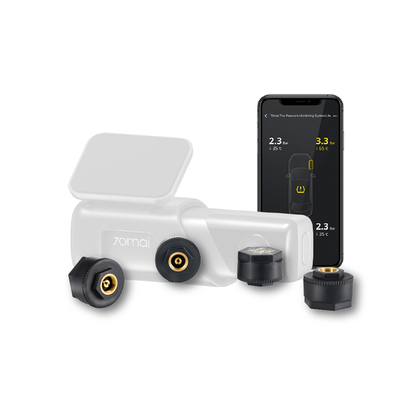 70mai M500 TPMS external tyre pressure sensors with display