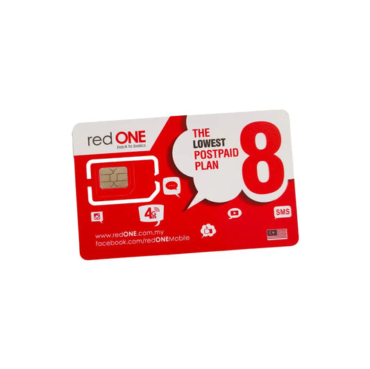 RED ONE Sim Card Postpaid for 4G Dash Cam A810 Omni 70mai