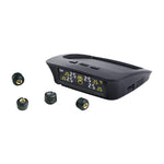 70mai TPMS Lite 2 LCD-Monitor mit 4 schwarzen Radsensoren