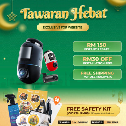 Omni X800 4K 360° Dashcam 4G Product vendor