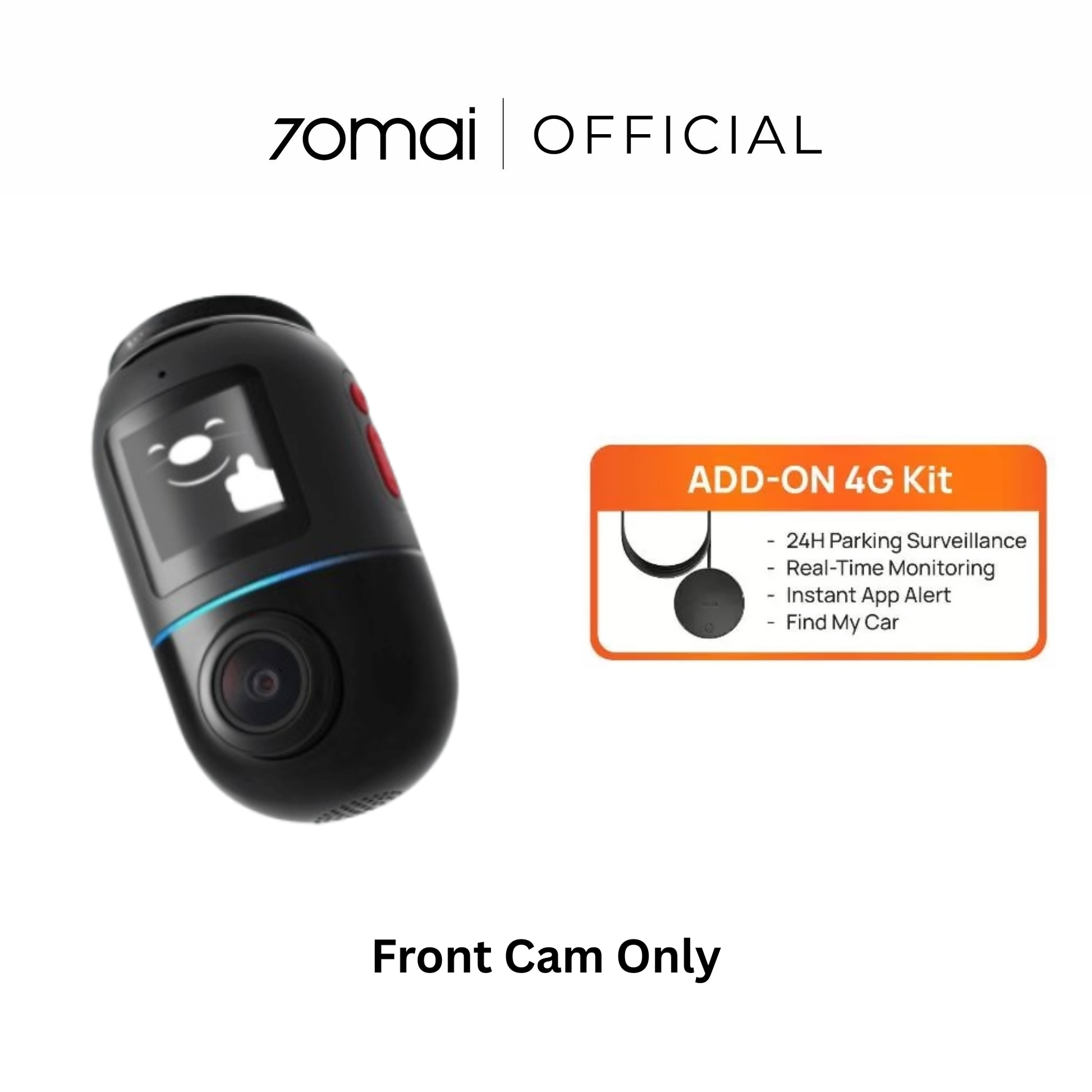70mai Omni X800 4K 360° Dashcam | 4G & AI 2.0 | Malaysia – 70mai