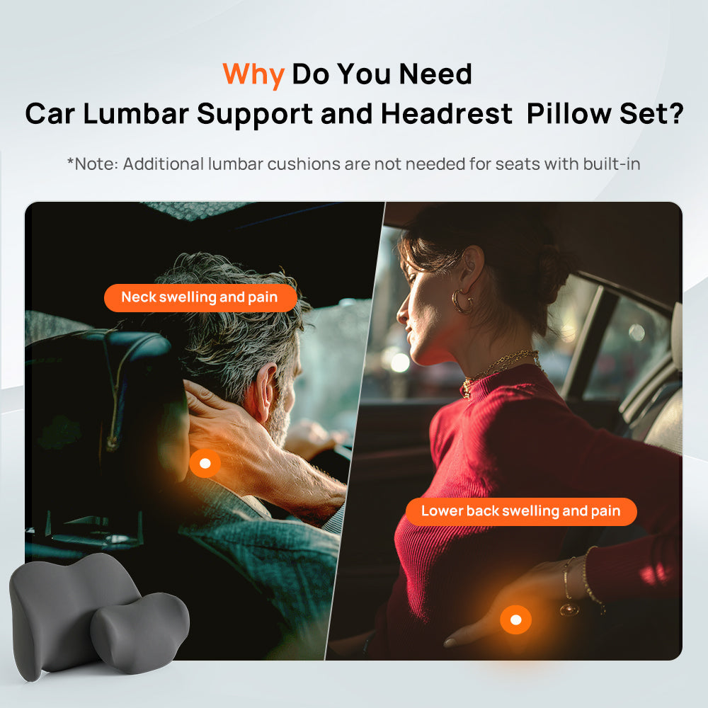 70mai Lumbar Support & Headrest Pillow Set Product vendor