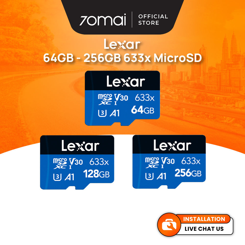 Lexar MicroSDXC High-Performance 633x BLUE Series U3 V30 Memory Card Product vendor