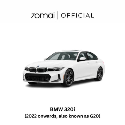Dashcam compatibility for BMW 320i vehicle model (2022 onwards)